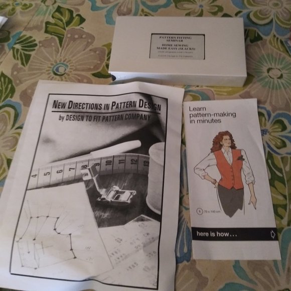 None Other - 2370 Vintage, VHS Tape Never Opened Instructions Learn Pattern Making In Minutes